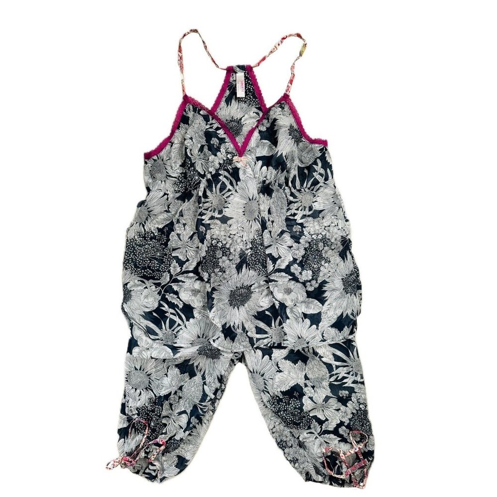 Liberty Of London For Target Womens Blue Sleepwear Set Size Top XL Bottoms S